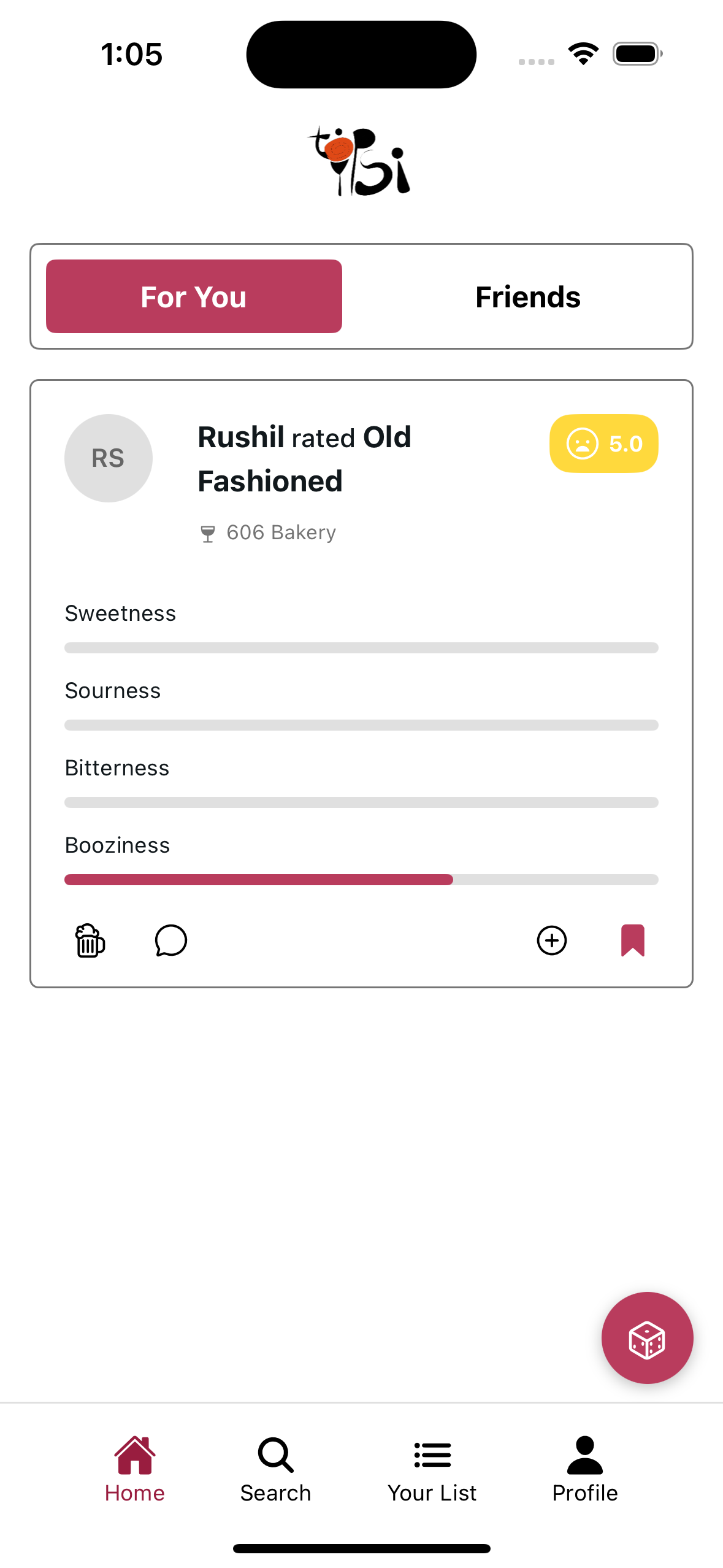 Discover feature screenshot